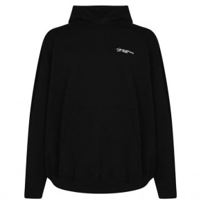 BALENCIAGA Black LARGE FIT HOODIE