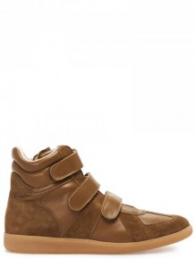 Maison Margiela Brown High Top Sneakers