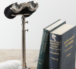 Vintage telescope stand home decor