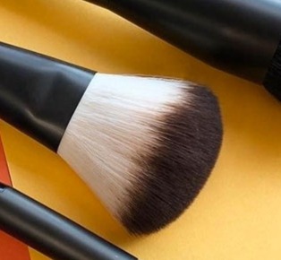 The five basic makeup brushes