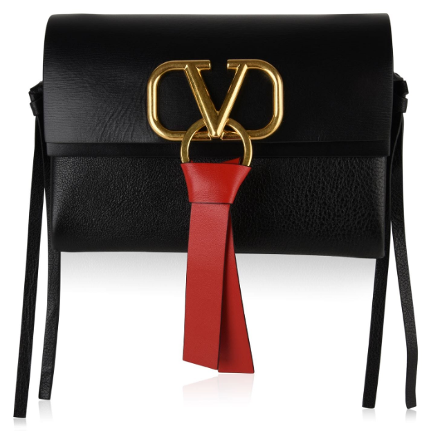 VALENTINO V-RING SMALL CROSS BODY BAG - I-MAGAZINE Inc