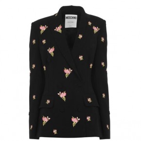 MOSCHINO BOUQUET JACKET IN FLORAL PATTERN