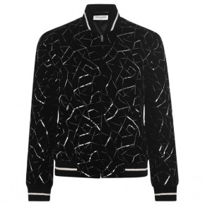 SAINT LAURENT LINE SEQUIN EMBELLISHED JACKET