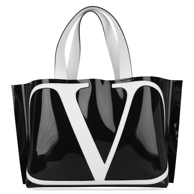 v logo tote