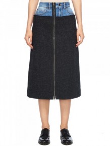 Maison Margiela Denim Waist A line skirt