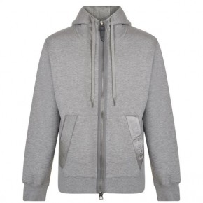 TOM FORD LOGO ZIP HOODED SWEATSHIRT