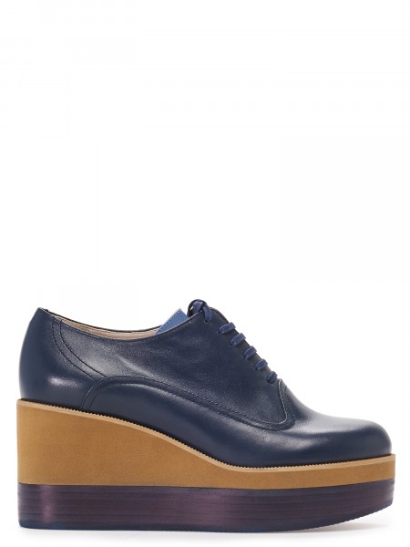 Jil Sander Navy Platform shoes - I-MAGAZINE Inc