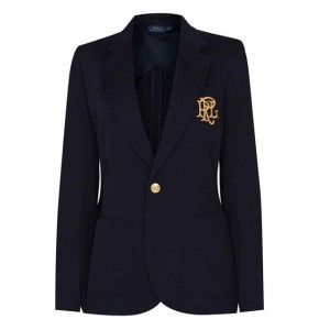 POLO RALPH LAUREN BLAZER NAVY GOLD