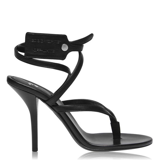 off white heels black