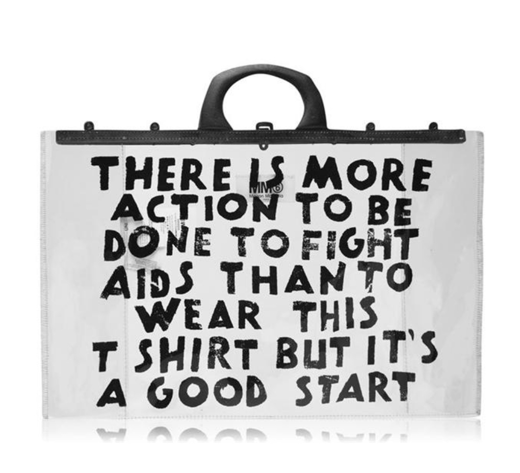 Margiela outlet transparent bag