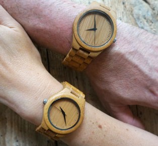 Handmade wooden watch eco friendly material