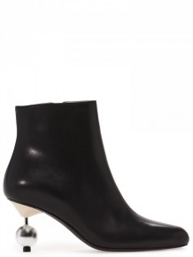 Marni Black leather Pearl boots