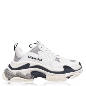 BALENCIAGA Logo Triple S Trainers