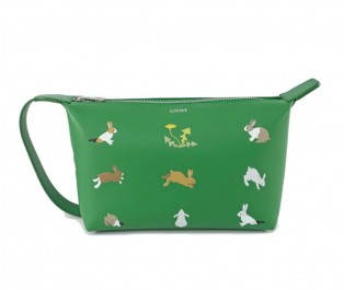 Loewe suna fujita bunny makeup bag clutch bag pouch limited edition