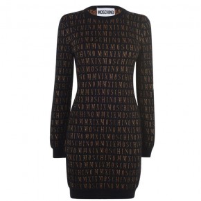 MOSCHINO KNIT LOGO DRESS