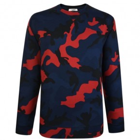 VALENTINO CAMOUFLAGE PRINT SWEATSHIRT