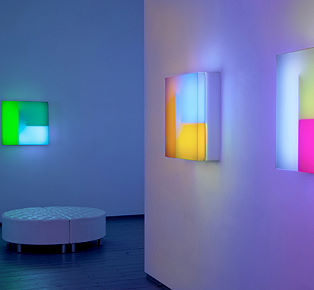 Brian Eno exhibition light design