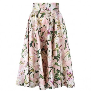 DOLCE AND GABBANA LILIUM MIDI SKIRT