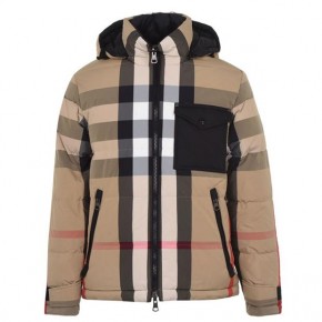 BURBERRY REVERSIBLE RECYCLED NYLON PUFFER JACKET