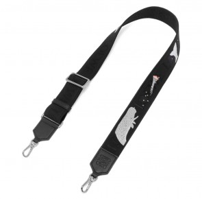 Loewe suna fujita black whale strap