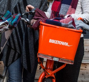 Nike biketown project fill the basket
