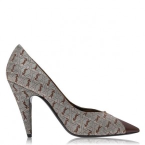 SAINT LAURENT MONOGRAM JACQUARD LOLA PUMPS