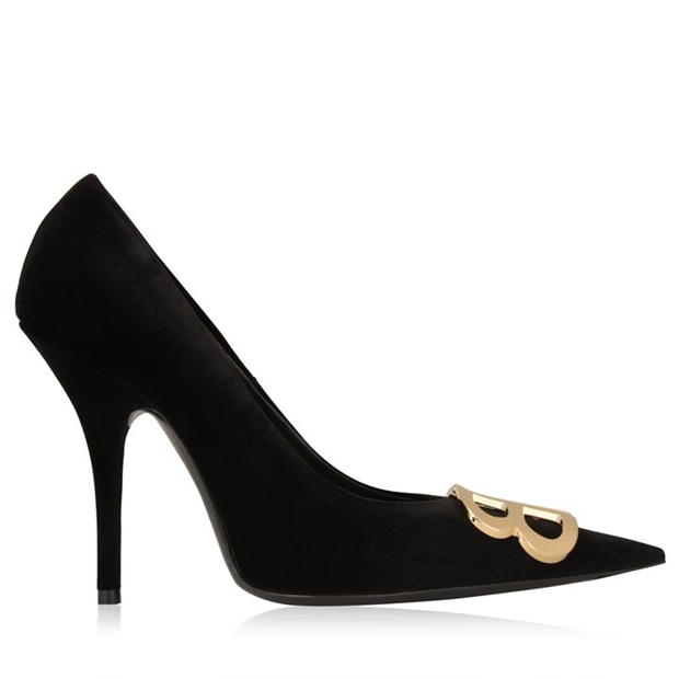 Balenciaga bb velvet pumps deals