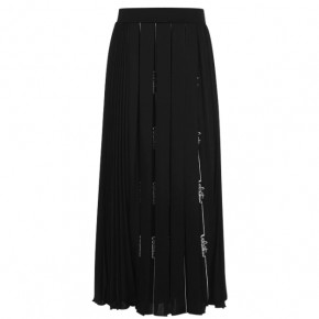 VALENTINO SIGNATURE PLEATED SKIRT