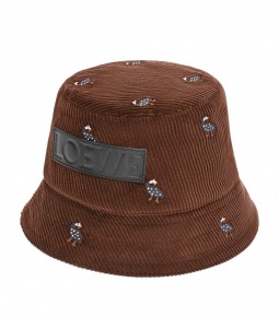 LOEWE x Suna Fujita Guineafowl Bucket Hat