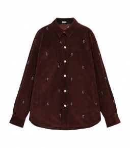 LOEWE x Suna Fujita Guineafowl overshirt in cotton