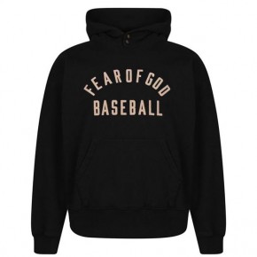 Fear of God FOG BASEBALL HOODIE Black