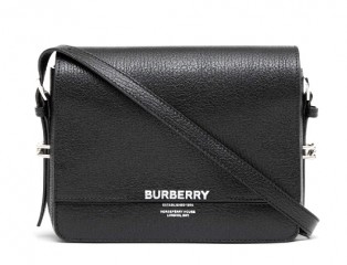 BURBERRY Small Leather Grace Bag black