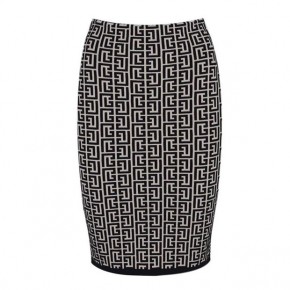 BALMAIN JACQUARD printed SKIRT Co ord set