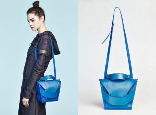 Layered Blue Bag