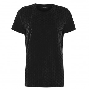 BALMAIN FLOCK T SHIRT