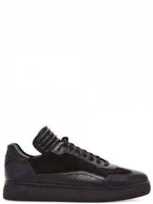 Alexander Wang Twill leather sneakers