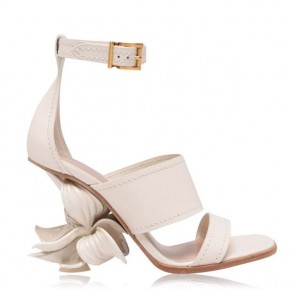 ALEXANDER MCQUEEN Flower 90h Heeled Sandals