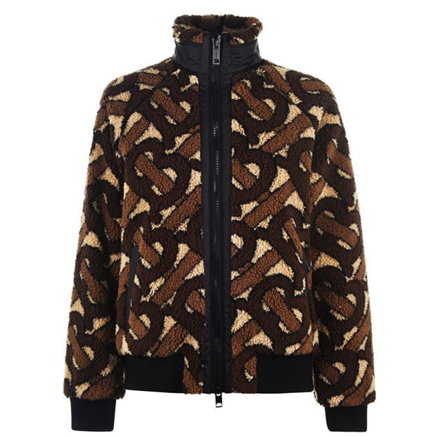 BURBERRY TB MONOGRAM TEDDY JACKET - I-MAGAZINE Inc