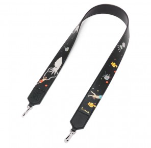 Loewe suna fujita black leather strap