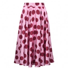 DOLCE AND GABBANA POLKA DOT MIDI SKIRT