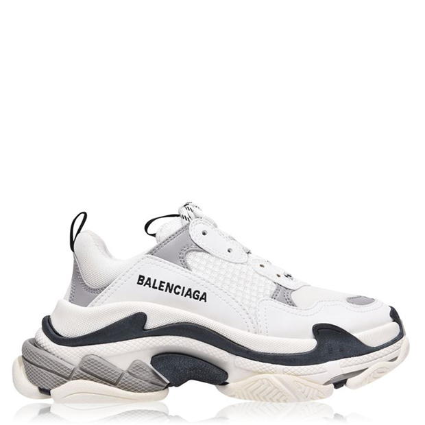 lancering hårdtarbejdende Perle BALENCIAGA Logo Triple S Trainers - I-MAGAZINE Inc