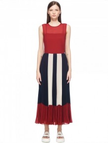 RED Valentino Stripes Maxi Dress