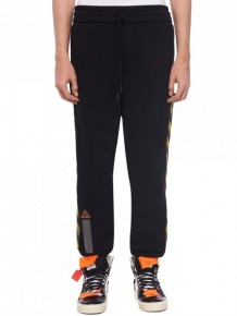 OFF WHITE logo tape sweatpants