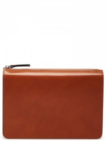 Maison Margiela Laconic leather clutch