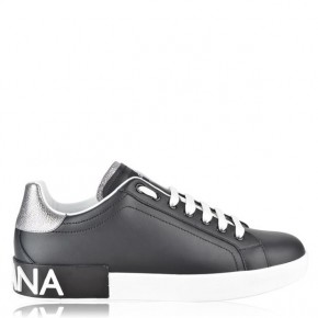 Dolce and Gabbana LOGO LOW TOP TRAINERS