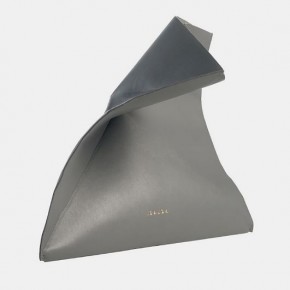 ISA Clutch Bag in Grey Color