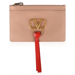 VALENTINO V-RING CLUTCH BAG