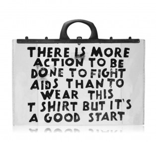 MM6 Maison Margiela transparent Document logo bag
