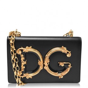 DOLCE AND GABBANA GIRL MINI MESSENGER BAG