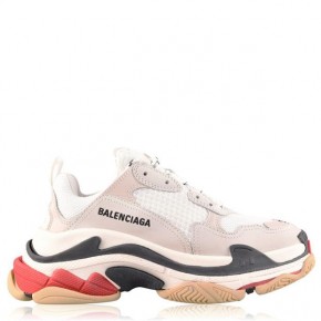 BALENCIAGA Triple S Red Trainers